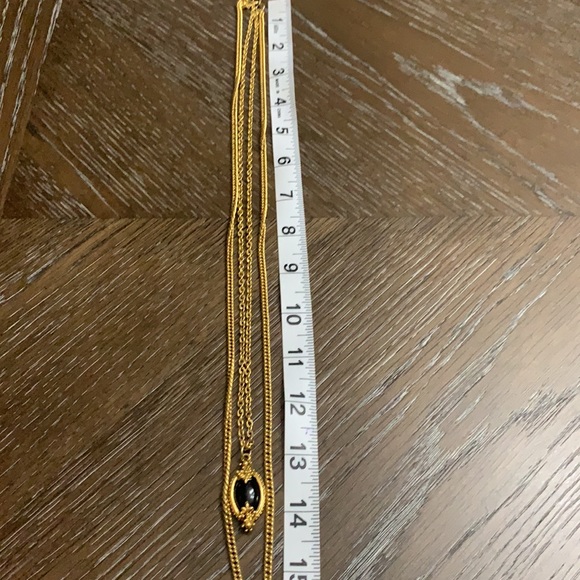 Vintage Double layer black & white egg pendant statement necklace - Picture 11 of 15